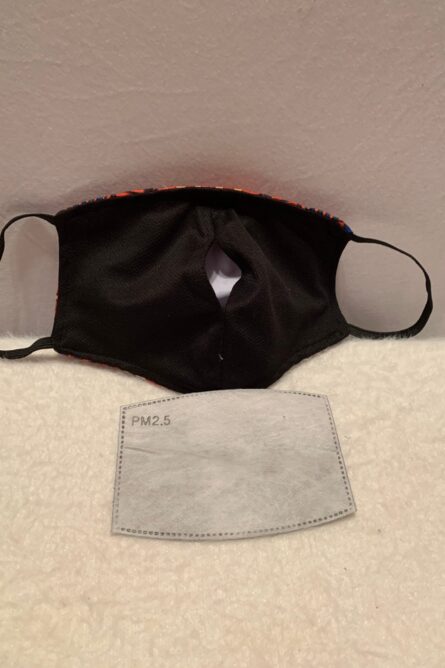 African Print Reusable Face Mask - Image 2