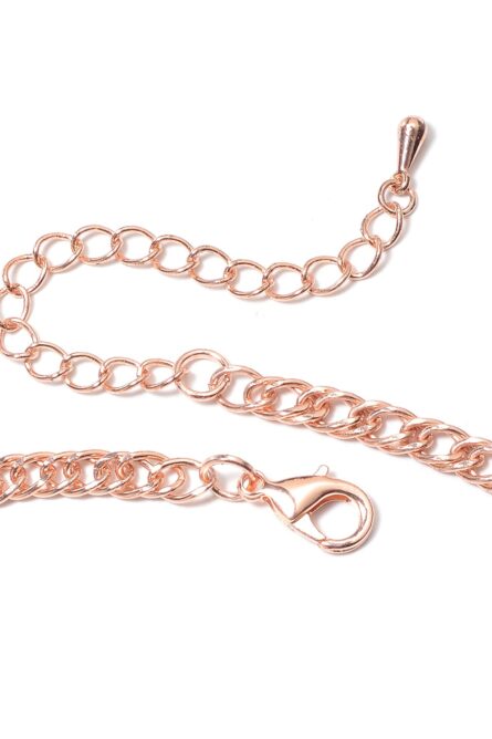 246 - Pink Austrian Crystal Drop Necklace - Image 3