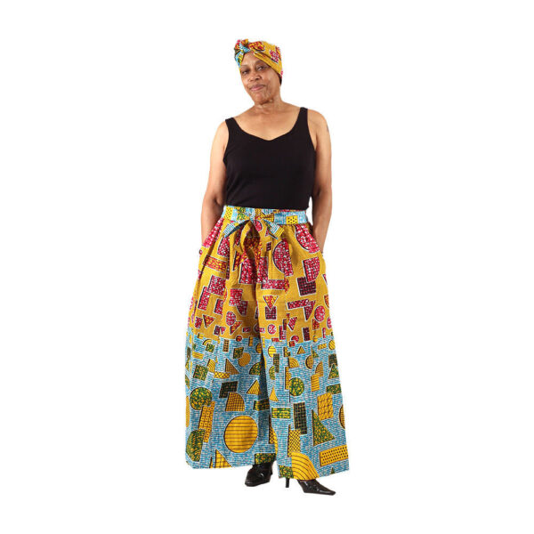 0068 - Ankara Print Palazzo Pants