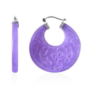 78 - Royal Spirit Carved Hoop Earrings