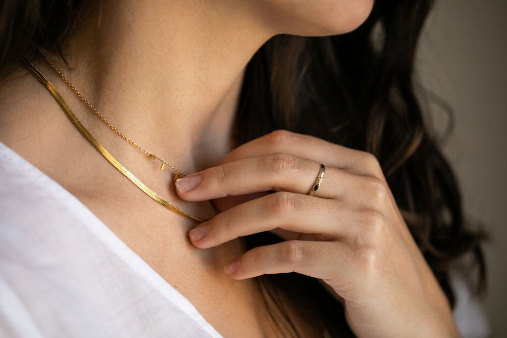 gold platted necklace