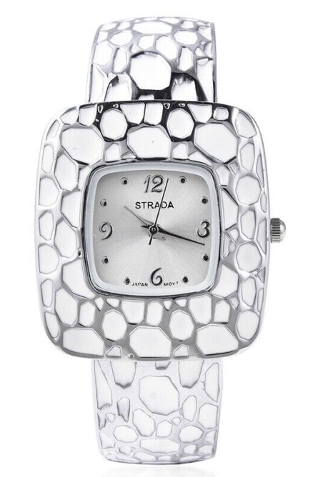 STRADA Japanese Movement Cuff Bangle Watch - Image 1
