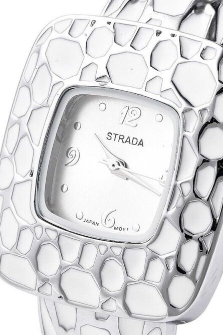 STRADA Japanese Movement Cuff Bangle Watch - Image 3