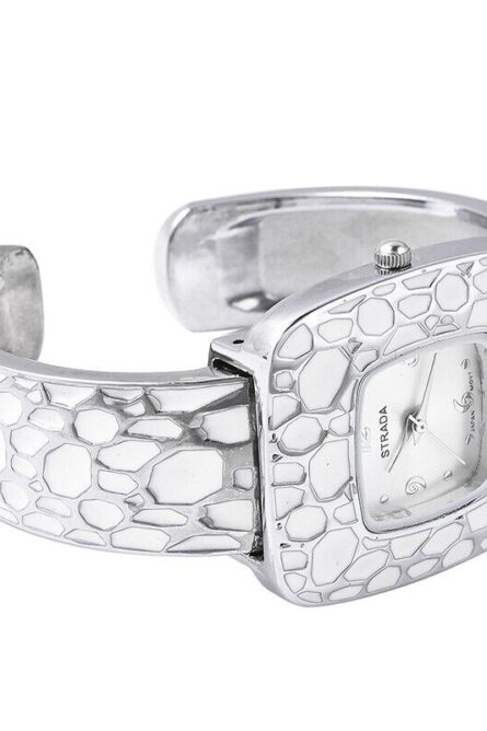 STRADA Japanese Movement Cuff Bangle Watch - Image 2