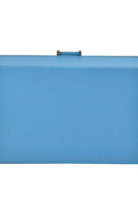 Turquoise Faux Leather Ring & Earring Display Box - Image 3