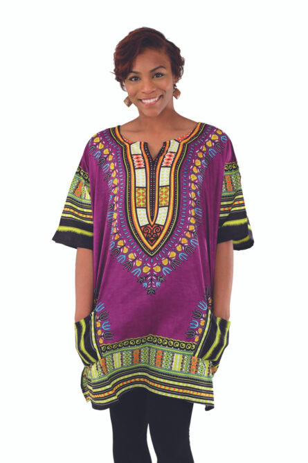 Purple Dashiki - Made in Thailand 2XL - Image 1
