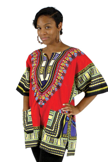 Red Dashiki - Made in Thailand 3XL - Image 1