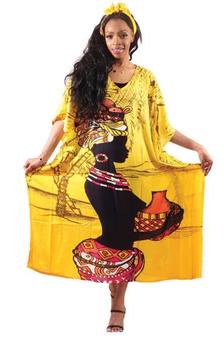 0084 - Nubian Queen Majesty Kaftan - Image 1