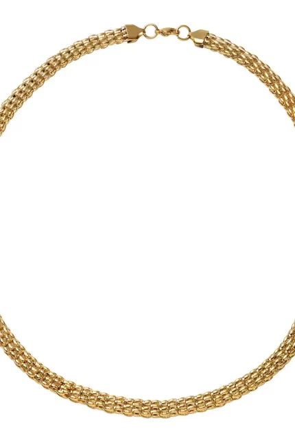 299 - Gold Mesh Chain Necklace