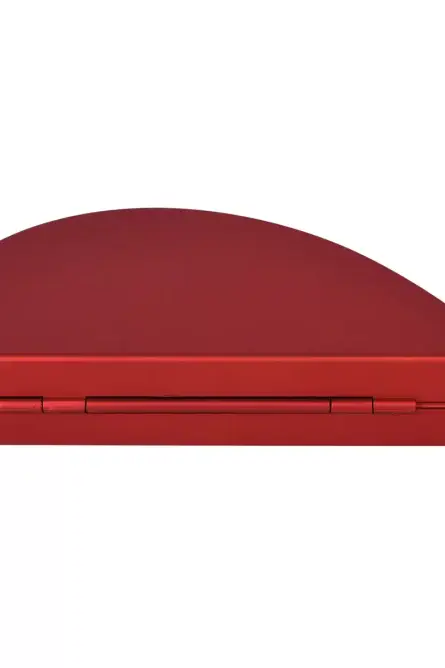 Heart Shaped Wooden Ring Box with 3D Flower Design - Image 3