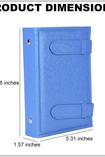 Faux Leather 4 Page Book Style Earring Holder - Image 4