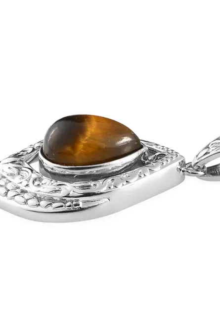 Pear Drop Solitaire Seen Pendant - Image 3