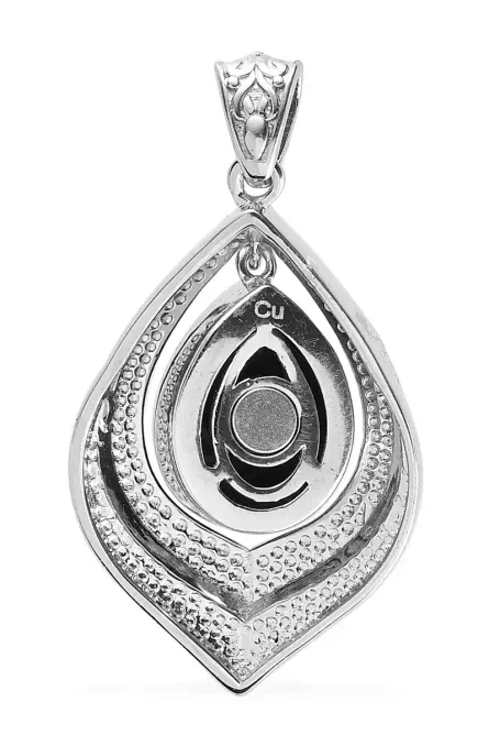 Pear Drop Solitaire Seen Pendant - Image 4