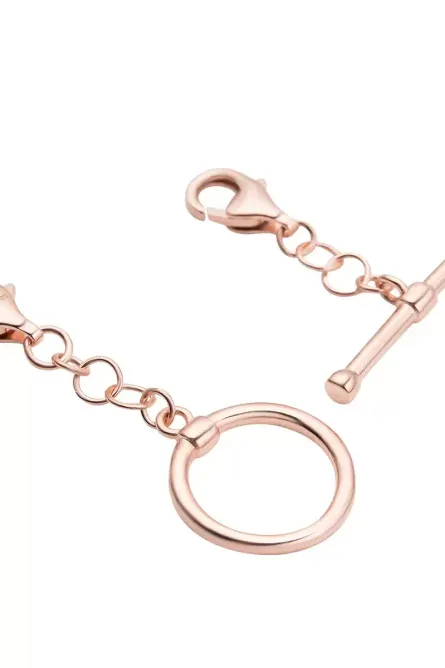 499 - 14K Rose Gold Over Sterling Silver Toggle Clasp Extender - Image 2