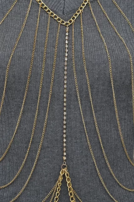 296 - Austrian Crystal Layered Body Chain - Image 4