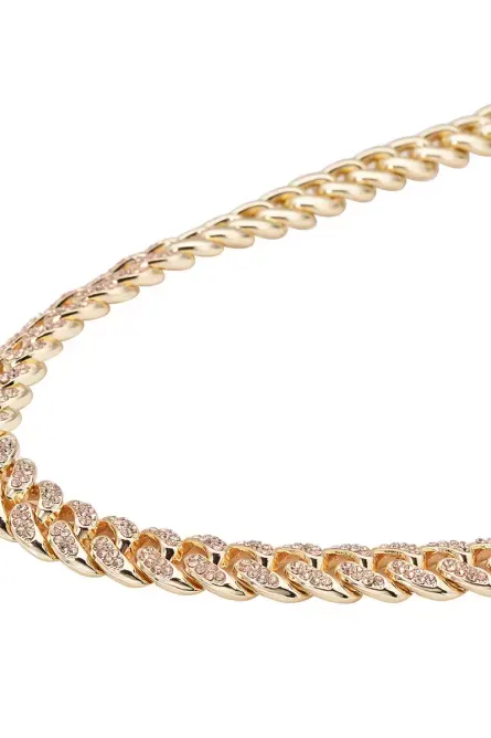 299 - Austrian Crystal Curb Link Chain Necklace - Image 3