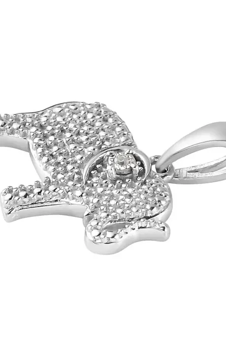 Diamond Accent Elephant Pendant - Image 3