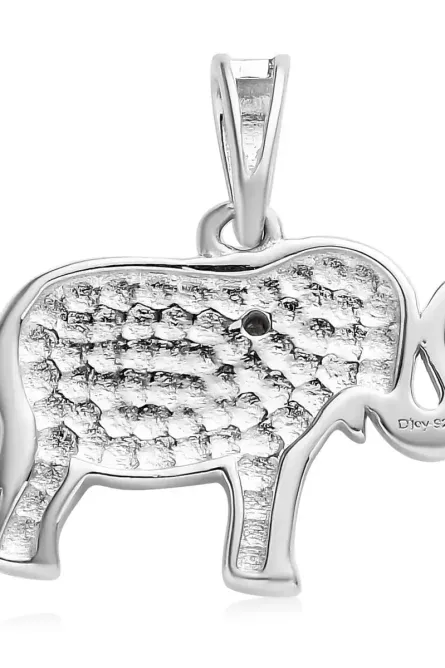 Diamond Accent Elephant Pendant - Image 2
