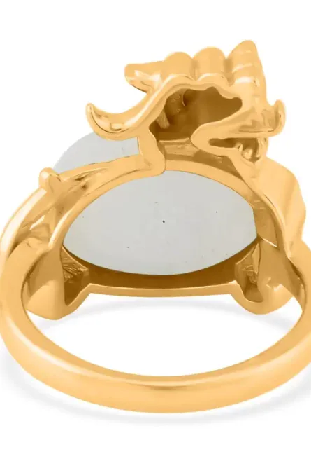 589 - Golden Guardian Aquamarine Ring - Image 5