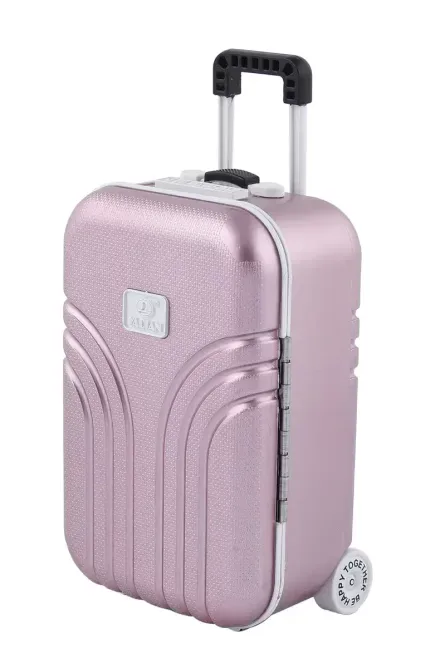 Suitcase Music Jewelry Box with Mirror & Dancing Ballerina - Image 1