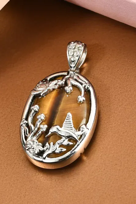 South African Tiger’s Eye Nature Pendant - Image 2