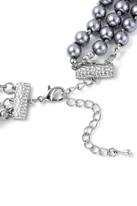 255 - Crimson Radiance Austrian Crystal Collar Necklace & Earrings Set - Image 5