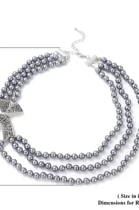 255 - Crimson Radiance Austrian Crystal Collar Necklace & Earrings Set - Image 6