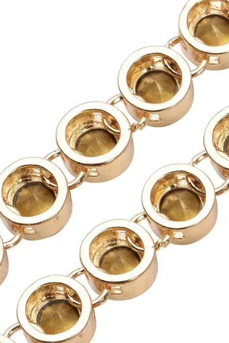 241 - Red Austrian Crystal Tennis Necklace - Image 2