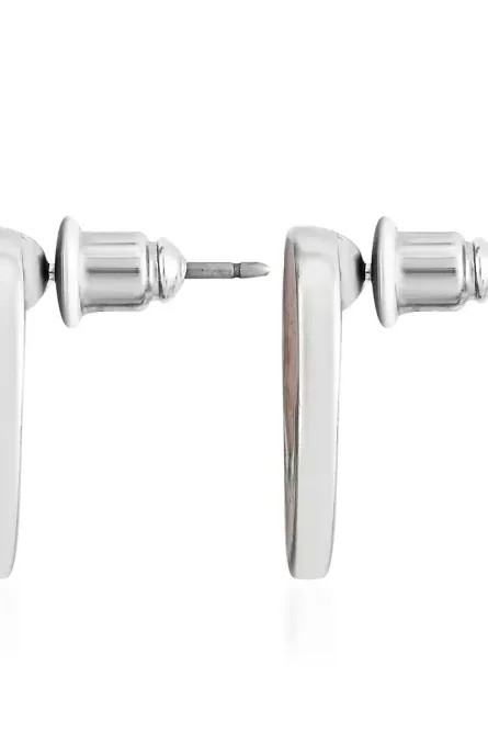 81 - Red Web Mask Stud Earrings - Image 4