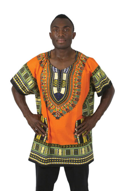 090 - Sunset Heritage Dashiki - 3XL - Image 1