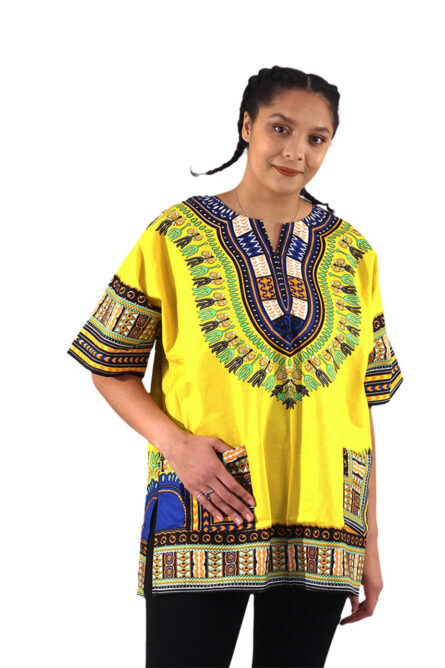 Yellow Dashiki - Made in Thailand 2XL - Image 1