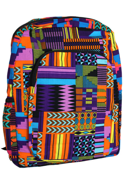 094 - Kente Vibes African Print Backpack