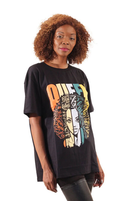 0093 - Black Queen T-Shirt - Image 2