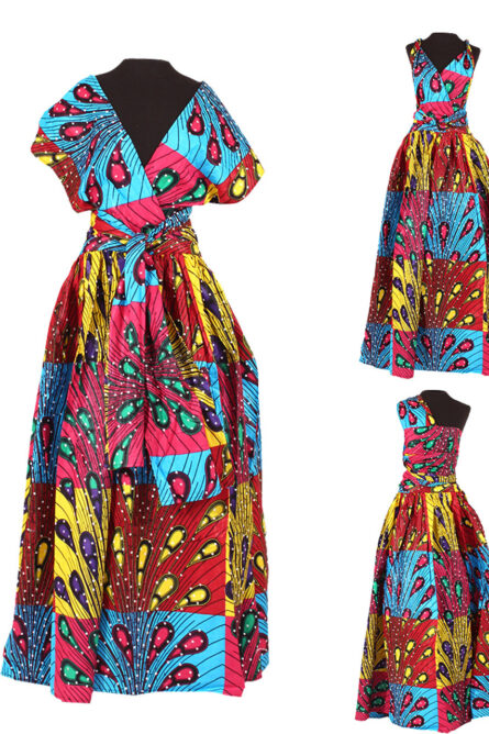 0010 - Peacock Prism Infinity Dress - Image 1
