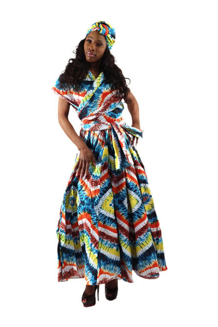 0010 - Sunburst Swirl Infinity Dress - Image 3