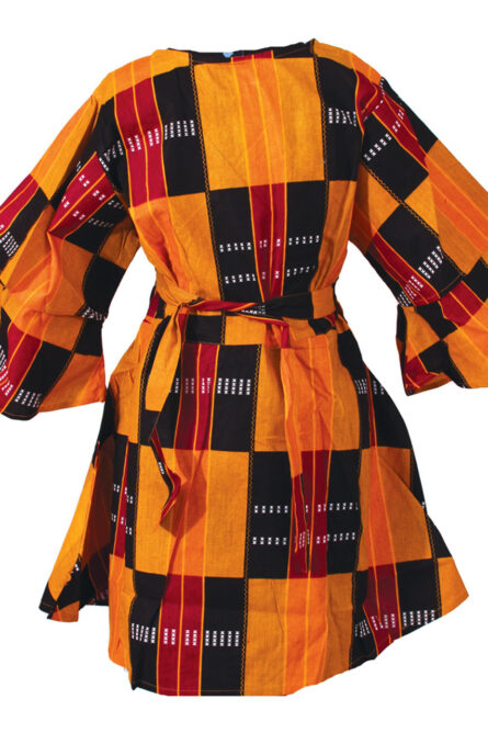 0094 - Kente Wrap Blouse- Free Size - Image 4