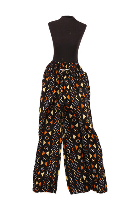 0069 - Mudcloth Artistry Palazzo Pants - Image 3