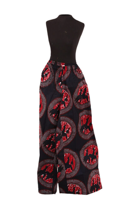 0069 - Ebony Flame Palazzo Pants - Image 3