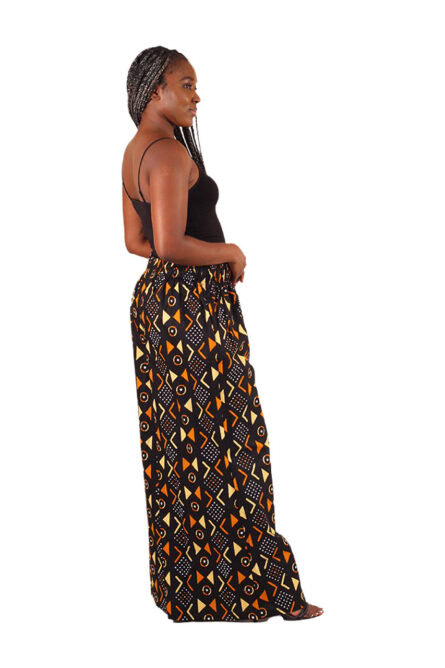 0069 - Mudcloth Artistry Palazzo Pants - Image 2