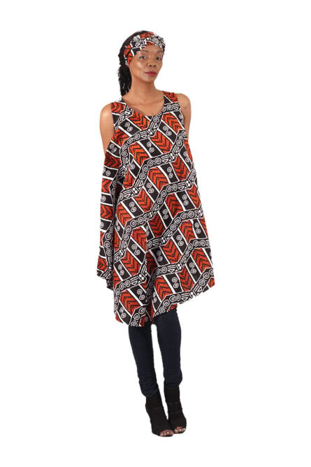 0001 - Amber Clay Umbrella Dress