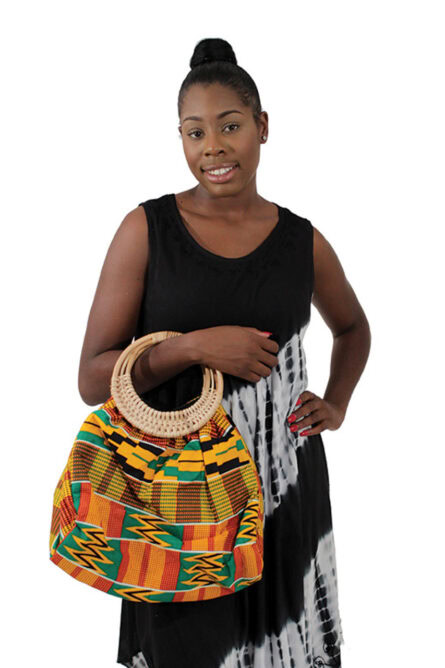 093 - Ghana Kente Purse - Image 2