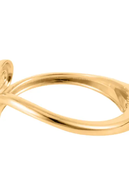 374 - Golden Serpent Hinged Bangle - Image 4