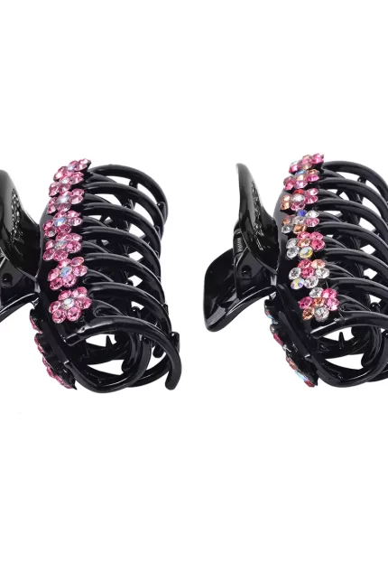 Set of 2 Austrian Crystal Hair Clips