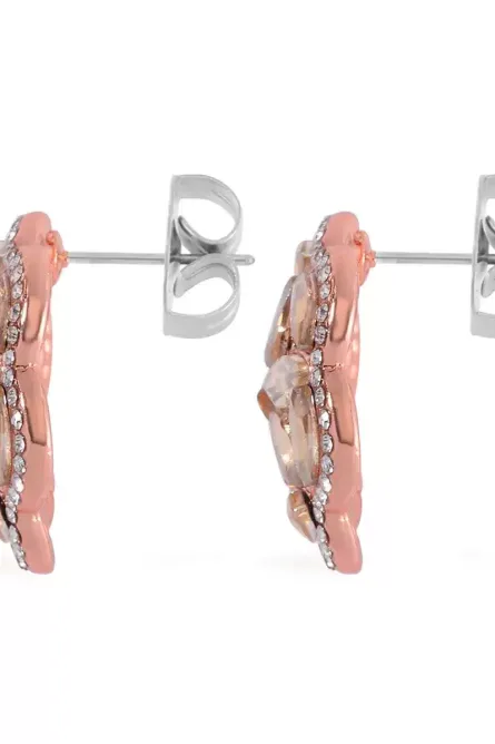 48 - Champagne Bloom 5-Piece Austrian Crystal Jewelry Set - Image 2