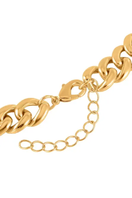 23 - Green Enamel Butterfly Curb Chain Necklace - Image 2