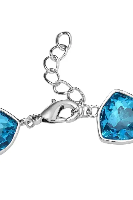39 - Blue Radiance Austrian Crystal Bracelet - Image 3