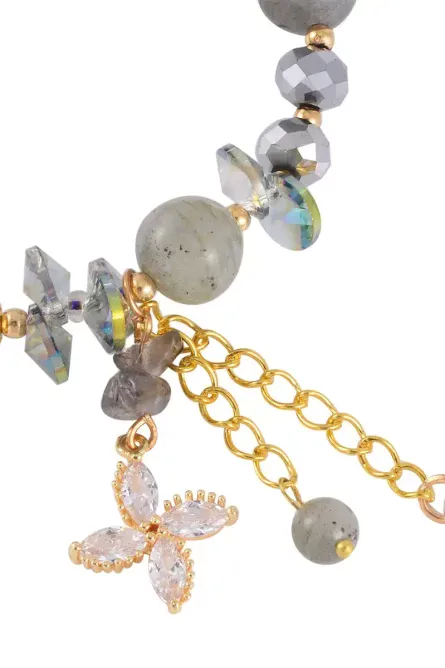 330 - Malagasy Labradorite Charm Bracelet - Image 3