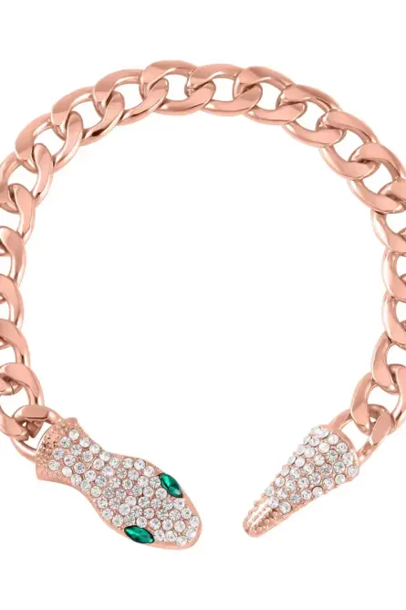 376 - Emerald Fang Snake Chain Bracelet - Image 1