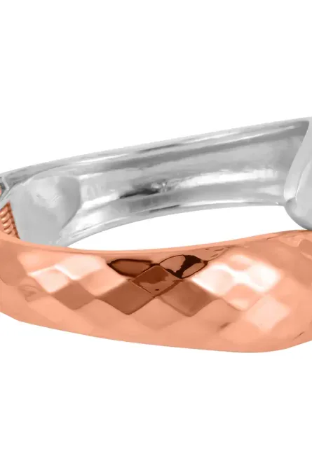 375 -Two-Tone Serpent Bypass Cuff - Image 3