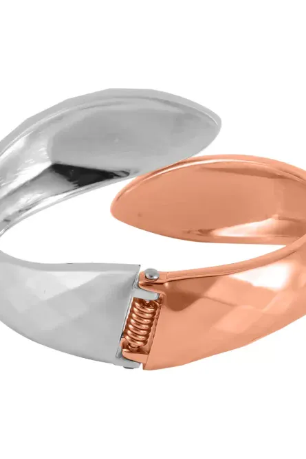 375 -Two-Tone Serpent Bypass Cuff - Image 2